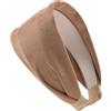 axy Cerchietto largo in flanella leggera per capelli da donna, ideale per capelli, HR10A (beige)