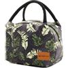 SEYATULLH Borsa termica da donna, 5 l, borsa termica termica portatile, vari colori e dimensioni (piume, S)