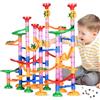 Ainiv Pista delle Biglie, 143pz Set da Corsa in Marmo con 30 Biglie di Plastica e 10 Biglie di Vetro Luminose, Labirinto o Gioco di Corse, Percorso Labirinto Per Bambini, Gioco Di Costruzione Creativo