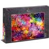 Ulmer Puzzleschmiede - Puzzle Mandala colorata - Puzzle classico da 2000 pezzi - Mandala colorata con sottili linee geometriche per adulti