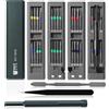 BES Set di cacciaviti 30 in 1 punte magnetiche di precisione Kit di cacciaviti Torx cassetta degli attrezzi smontabile per la riparazione del telefono del PC dell'orologio