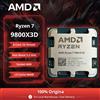 AMD Ryzen ™ 7 9800X3D Nuovo processore, 3D V-Cache 8C/16T 120W fino a 5,2 GHz, L3=96M 100-100001084 Presa AM5 ma senza dispositivo di raffreddamento