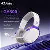 Akko GH300 Cuffie 7.1 Suono surround virtuale Latenza ultrabassa Quad-Mode Wireless Cuffie da gioco per sport musicali montate sulla testa