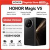 HONOR Versione Globale HONOR Magic V5 5G Smartphone Snapdragon 8 Elite, schermo OLED pieghevole da 7,95 pollici, batteria da 5820 mAh, supporto SuperCharge a 66W, eSIM