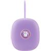 Lancoon Sveglia digitale elettronica a LED con vibrazione silenziosa e potente, portatile e adatta a persone con problemi di udito, studenti in dormitorio, elegante e carino, funzione Snooze(viola)