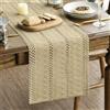 Artoid Mode Macramè Runner da Tavola Marrone 30x243 cm, Decorazione da Tavolo da Cucina Vacanze Feste Compleanno Matrimoni
