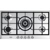 DeLonghi De'Longhi NSL 590 X piano cottura Acciaio inox Da incasso 90 cm Gas 5 Fornello(i) GARANZIA ITALIA