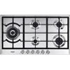 DeLonghi De'Longhi NSL 590D X piano cottura Acciaio inox Da incasso 90 cm Gas 5 Fornello(i) GARANZIA ITALIA