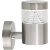 Brilliant AG G43481/82-Applique a LED per esterni Avon 180 lumen, in acciaio e plastica, 0,2 W, colore: argento