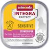 animonda Integra Protect Katze Sensitive, cibo dietetico per gatti, cibo umido per allergie ai mangimi, puro maiale, 16 x 100 g