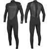 O'Neill Wetsuits Reactor-2 - Muta intera da uomo con cerniera posteriore 3/2 mm, nero/oceano, S UK