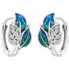MISEFF Orecchini da donna in argento Sterling ipoallergenici, orecchini a cerchio in argento 925, minimalisti, per l'uso quotidiano da donna, Taglia unica, Argento sterling, Zirconia cubica