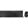 Cherry Tastiera Cherry DW 9500 Slim Meccanica Wireless/Bluetooth QWERTY con mouse dx 3000 dpi Nero/Grigio [JD-9500ES-2]