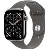 Apple Watch 11 Cellular 46mm Natural Titanium - Stone Gray Sport Band - M/L - EU