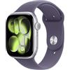 Apple Watch 11 Cellular 46mm Silver Aluminium - Purple Fog Sport Band - S/M - EU