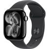 Apple Watch 11 GPS 42mm Jet Black Aluminium - Black Sport Band - M/L - EU