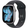 Apple Watch 11 GPS 46mm Space Gray Aluminium - Black Sport Band - M/L - EU