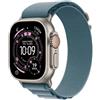 Apple Watch Ultra 3 Cellular 49mm Natural Titanium - Light Blue Alpine Loop - Large - EU