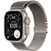 Apple Watch Ultra 3 Cellular 49mm Natural Titanium - Titanium Milanese Loop - Small - EU