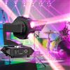nlighting Mini Testa Mobile Dominator Con Fascio Beam LED RGBW 6x50w Rotazione Infinita