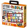 HEADU Lettere e parole montessori. tombola tattile per imparare a leggere e scrivere. montessori. 3-6 anni