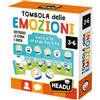 HEADU Tombola delle emozioni-riconoscere le emozioni; esprimere i propri sentimenti; identificarsi nei personaggi. costruisci la storia e gioca!