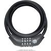 Six Peaks SIC000601 - Lucchetto per bicicletta, 1,8 m, colore: Nero