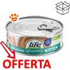 Life Cat Le Vellutate Kitten Salmone - Lattina da 70 Gr - CONFEZIONE RISPARMIO