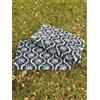 VetBedding Vet bed ProFleece bedding Daisy Blue Elettrico & Sfondo Carbone 100 x 150