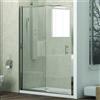 KAMALU Porta doccia nicchia 100cm con anta scorrevole e vetro trasparente anticalcare KF5000