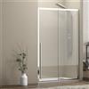 KAMALU Porta doccia nicchia 100cm scorrevole vetro 8mm altezza 200h | KEL4000