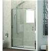 KAMALU Porta doccia nicchia 120 cm vetro anticalcare 6mm modello KF5000
