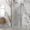 KAMALU Porta doccia battente 80 cm vetro opaco altezza 200h | KS2800AI