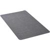 VEVOR Tappetino per Sedia 1396 x 897 mm Tappeto Sedia Ufficio per Pavimenti Duri, Protezione per Sedie a Rotelle, Superficie in Poliestere, Antiscivolo e Facile Pulire, Ufficio Domestico, Grigio Scuro
