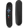 Hydream Custodia in Silicone Compatibile con Sky Q Telecomando EC202 / EC201 Smart TV Vocale Telecomando Guscio per Sky Q Voice Remote Protettiva Cover Anti-Scivolo Anti-Graffio Cassa Copertura (Nero)