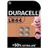 Duracell 4X Duracell LR44 (1 Blister Da 4 batterie ) 4 Pile (A76/V13GA/76A)