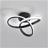 Goeco Plafoniera LED Soffitto 20W 2200LM 3000K / 4500K / 6500K, Nero