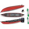 Gumotex Canoa Gonfiabile Seashine con Pinna 045800-R+ 2 Pagaie Touring-2 div. in 2 parti + Pompa GUMOTEX