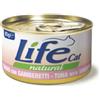 LIFE PETCARE Srl Life Pet Care Tonno e Mela per Gatti Adulti, 85gr
