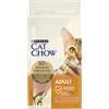 PURINA CAT CHOW | Adulto | Crocchette per gatti | NaturiumTM | Salmone | 10 kg | Borsa