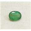 Colori di gemme 1,00 Ct Taglio Ovale Naturale Bel Verde Zambia Smeraldo Non Trattato Alta...