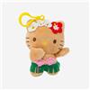 Sanrio Peluche Sanrio Hello Kitty Hula Kiss 4" serie Hawaii / portachiavi Hello Kitty -