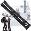 Otaro Sacca porta sci (1 paia di sci) Porta Sci | Marca Tedesca | Anche come borsa per sci di fondo con tracolla removibile | Borsa per sci, set porta sci, zaino sci, sacca impermeabile