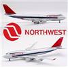 InFlight 200 InFlight 1/200 B-744-665P Boeing 747-400 Northwest Airlines N665US Polished