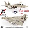 Hobby Master JC Wings 1/72 JCW72F14017 F-14A Tomcat USN VF-41 Black Aces, Golfo di Sidra, ...