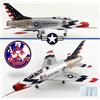 Hobby Master HA2124 1/72 F-100D Super Sabre USAF Skyblazers anni '60, con fog...