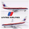 InFlight 200 InFlight 1/200 IF732US1224P Boeing 737-200 United AirLines N9051U