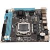 ciciglow Scheda Madre Mineraria H61 LGA 1155 con NVME M.2, WiFi, VGA HD, 6 Schede Madri USB 2.0 32.0 ITX, Supporta CPU Serie I3 I5 I7