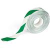 Durable 1726131 - Nastro Adesivo Antiscivolo per Segnaletica Orizzontale, 50 mm x 30 m, Verde/Bianco