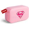SmartShake Pill Box Organizer, 2-pack - DC Supergirl